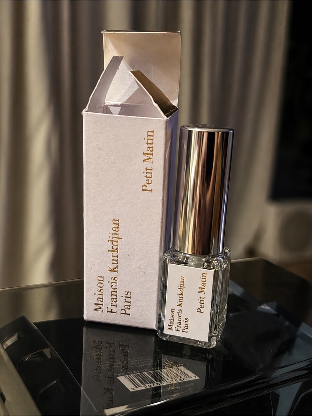 Maison Francis Kurkdjian Petit Matin Travel Spray - White & Gold